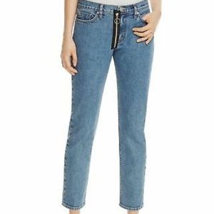 Hudson Riley Crop Relaxed Straight Jean